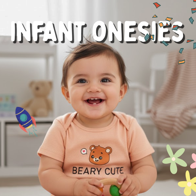Infant Onesie- Category Banner, beary Cute