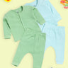 Pastel Blue & Green Infant Set