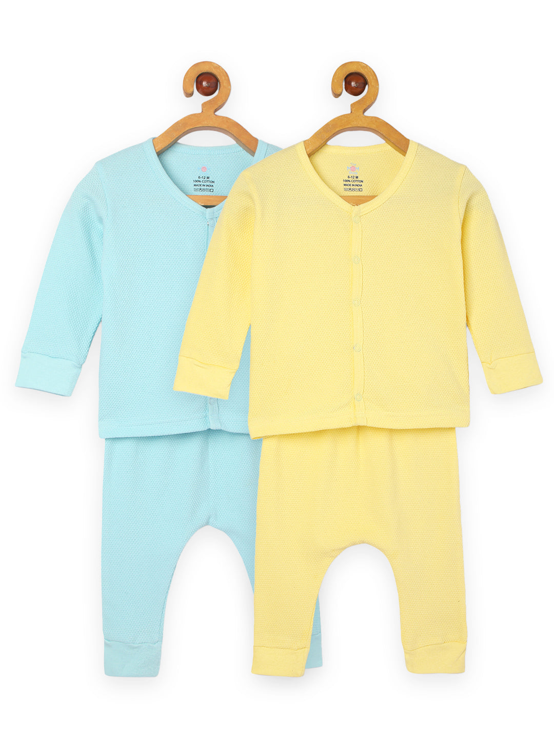 Pastel Yellow & Pastel Blue Infant Set