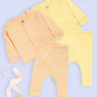 Pastel Yellow & Pastel Orange Infant Set