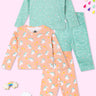 Kids Pajama Set Combo of 2-On Clound Mine & Dreamy Unicorn