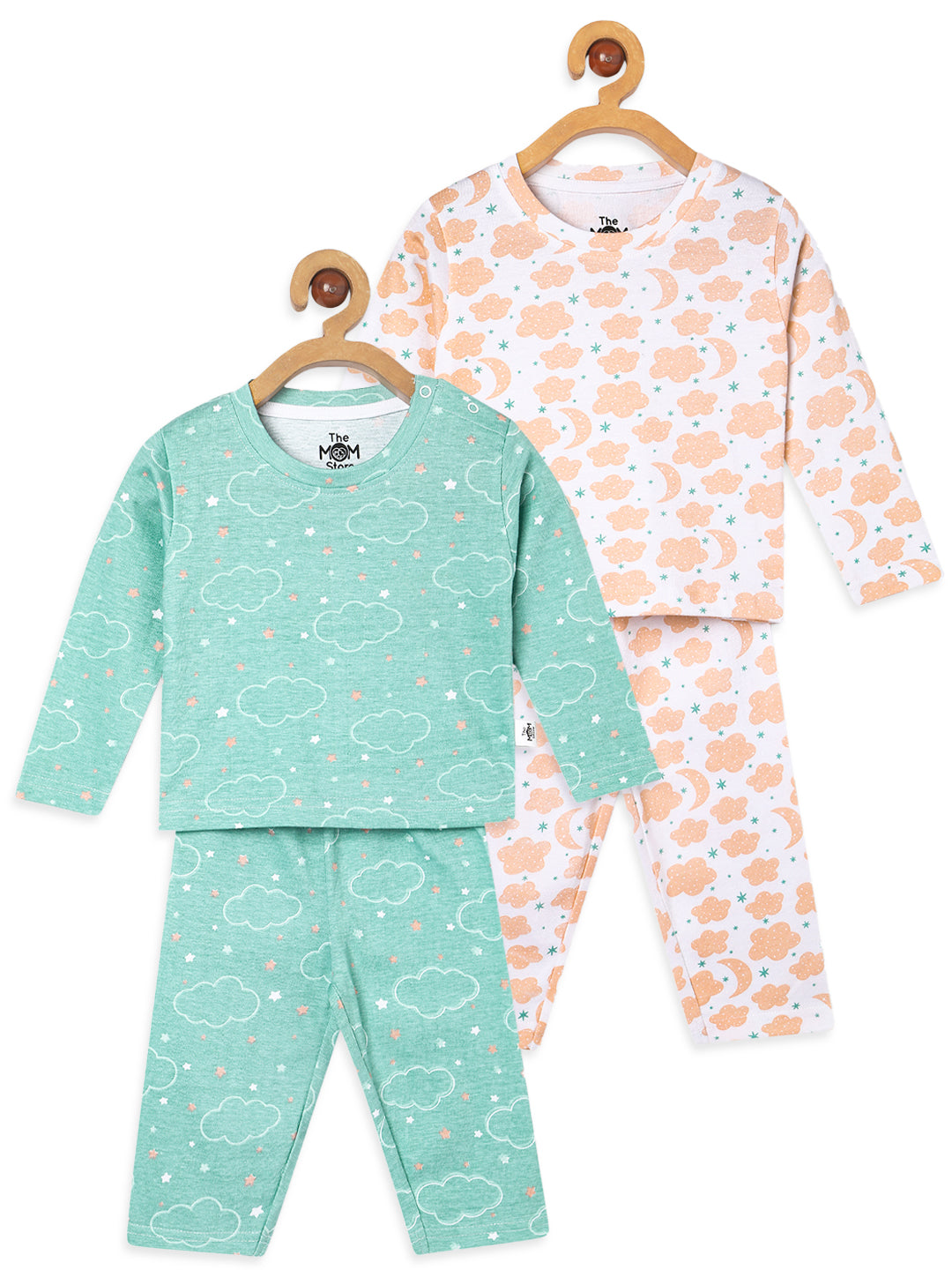 Kids Pajama Set Combo of 2-Sweet Dreams & On Clound Mine