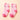 3pcs Ears Animal print Red Border & Pink Socks set for kids, 2-4yrs