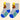 3pcs Yellow, Blue,Grey stripes Socks set for kids, 2 - 4 yrs