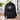 Solid Black Ted Glasses Badge School Backpack for Older Kids & Teens