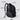 Solid Black Ted Glasses Badge School Backpack for Older Kids & Teens
