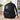 Solid Black Ted Glasses Badge School Backpack for Older Kids & Teens