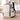 Black & Cream Checkered School Backpack with Bow & Heart Keychain for Kids & Teens