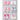 Little Surprise Box 25Pcs Twin Girls Baby Gift Hamper with White Cane Basket 0-6M