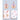 Little Surprise Box 25Pcs Twin Girls Baby Gift Hamper with White Cane Basket 0-6M