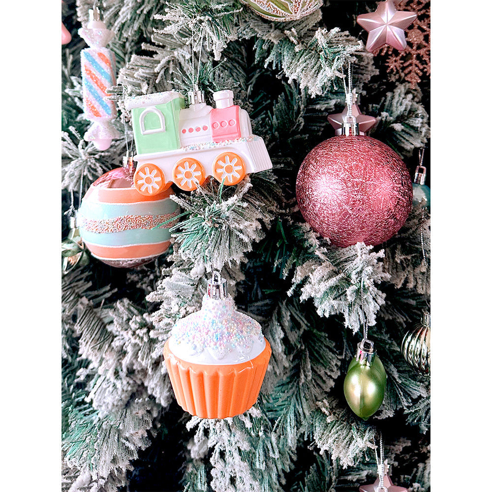 Little Surprise Box 80pcs Pastel Sprinkle Candies Tree ornaments XMAS Tree decoration set