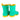 Mint Green Shark EVA Rain Gumboots for Toddlers & Kids