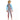 Dive Grey, Blue & Red, Full Length 2.5 mm Neoprene Kids Swimsuit with Free Washbag