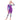 Dive Purple & Teal Geometric Printed Full Length 2.5mm Neoprene Kids Swimsuit with Free Washbag