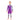 Dive Purple & Teal Geometric Printed Full Length 2.5mm Neoprene Kids Swimsuit with Free Washbag