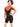 Little Surprise Box Superhero Brown & Orange 2.5mm Neoprene Knee Length Kids Half Sleeves Swimwear