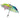 3 fold  KellyJo & Starsy Rain & All Season Umbrella for Kids