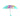 Little Surprise Box Mint Unicorn Big Face Umbrella for Kids, 5yrs - 10yrs