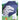 Navy Dino Big Face Umbrella for Kids, 5yrs - 10 yrs