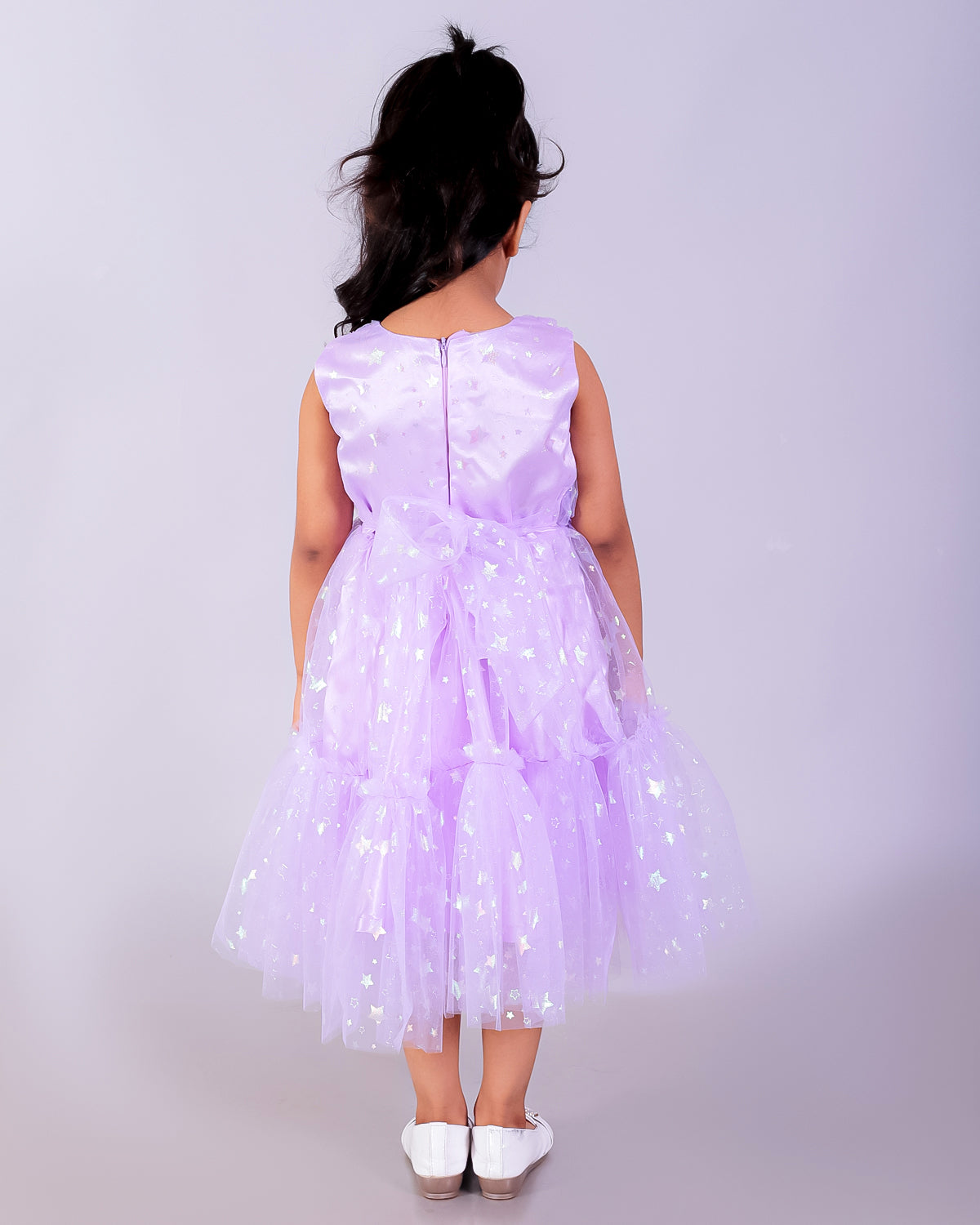 Lavender Mist Girls Tulle Dress