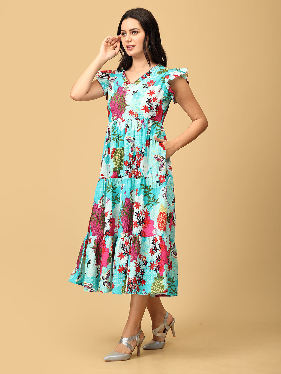 Lei It On Me Womans Midi Dress