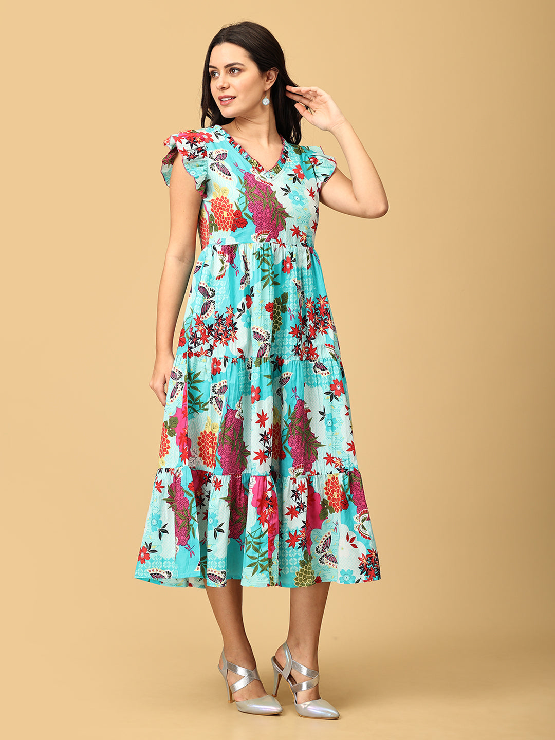 Lei It On Me Womans Midi Dress