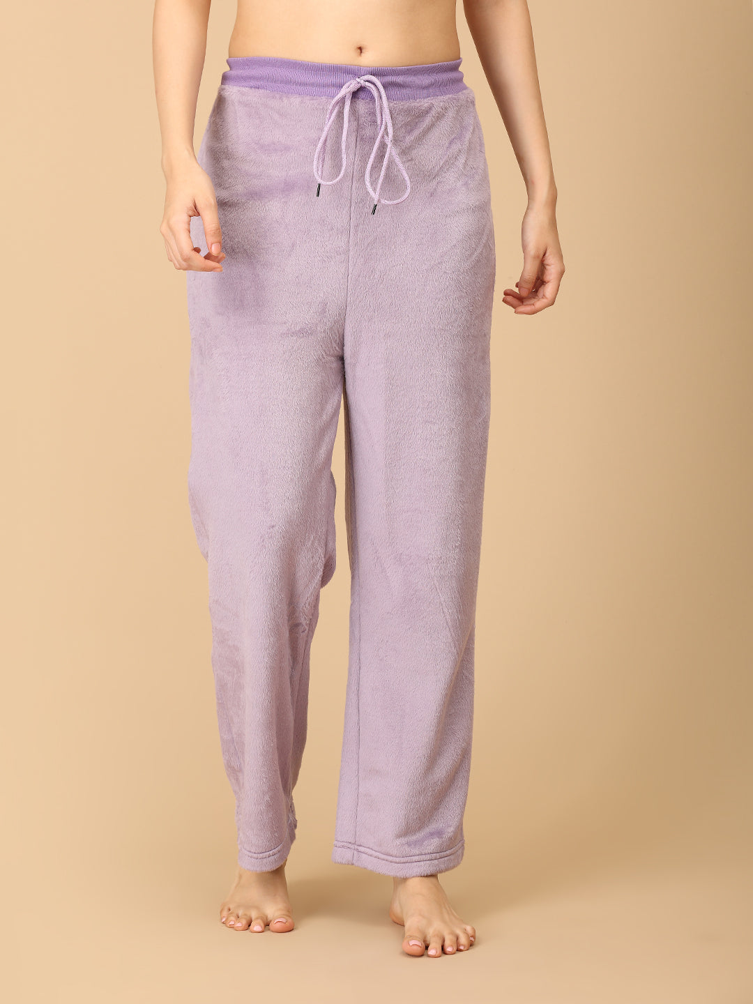 Lilac Fluffies Womens Fleece Co-ord Set