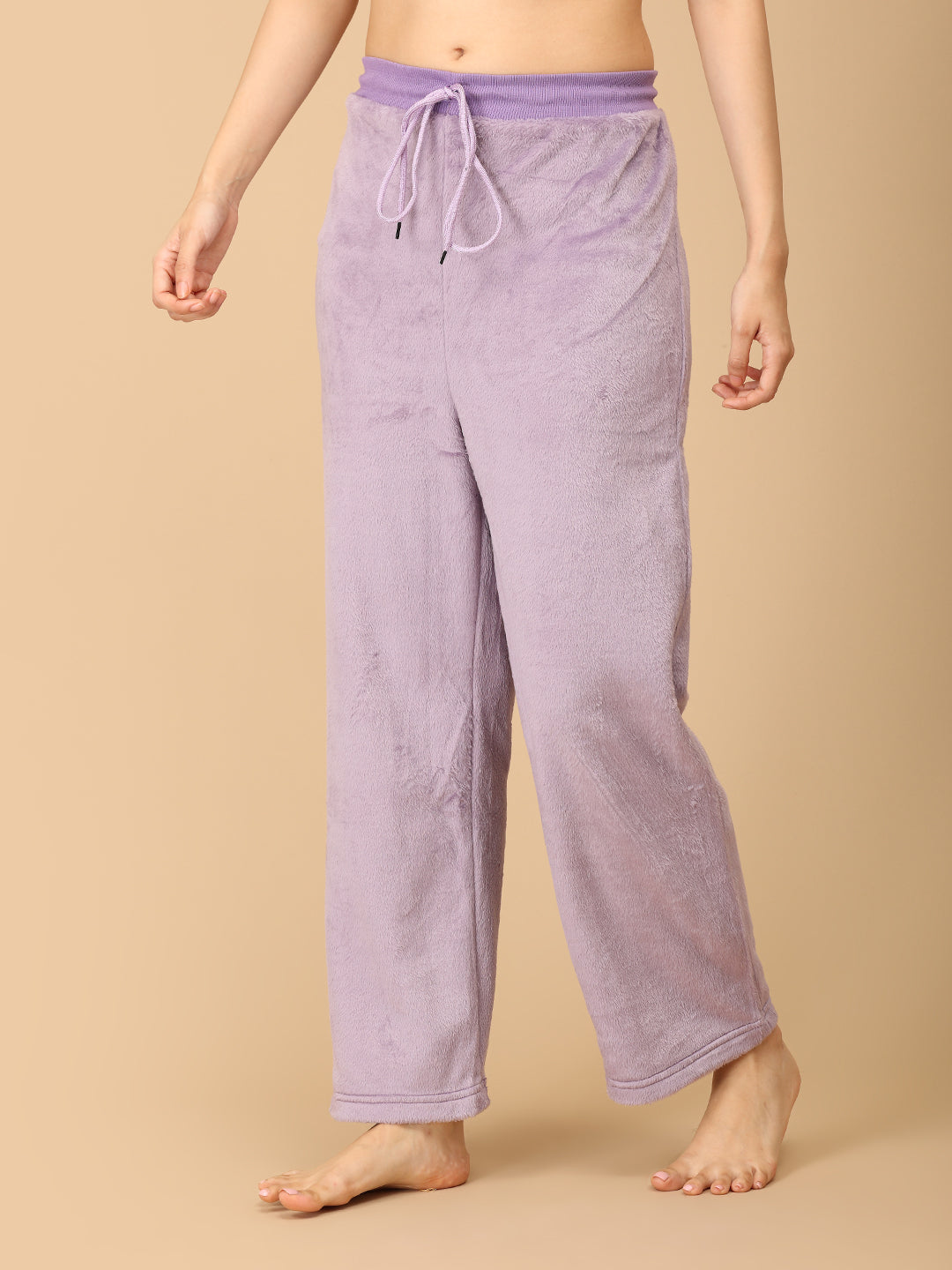 Lilac Fluffies Womens Fleece Co-ord Set