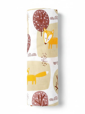 Baby Swaddle Wrap Combo- Little Fox & Tall as a Giraffe - The Mom Store