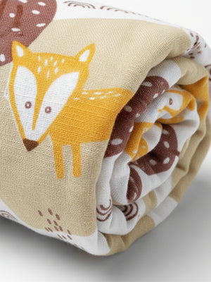 Baby Swaddle Wrap Combo- Little Fox & Tall as a Giraffe - The Mom Store