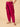 Magenta Silk Maternity Pants
