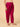 Magenta Silk Maternity Pants