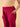 Magenta Silk Maternity Pants