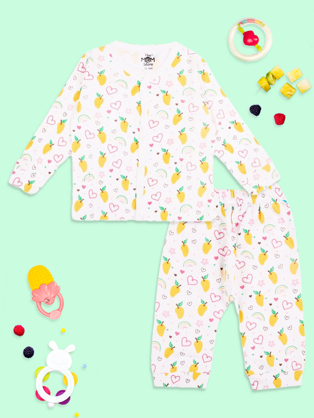 Mango-Mia Newborn and Infant Pajama Set