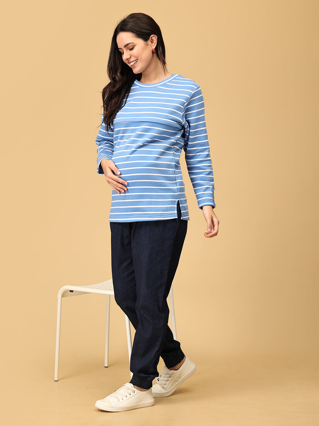 Maritime Muse Maternity and Nursing Sweatshirt