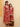 Twinning Combo-Maroon Block Print Anarkali Kurta Set with Maroon Block Print Girls Anarkali Sharara Set