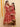 Twinning Combo-Maroon Block Print Anarkali Kurta Set with Maroon Block Print Girls Anarkali Sharara Set