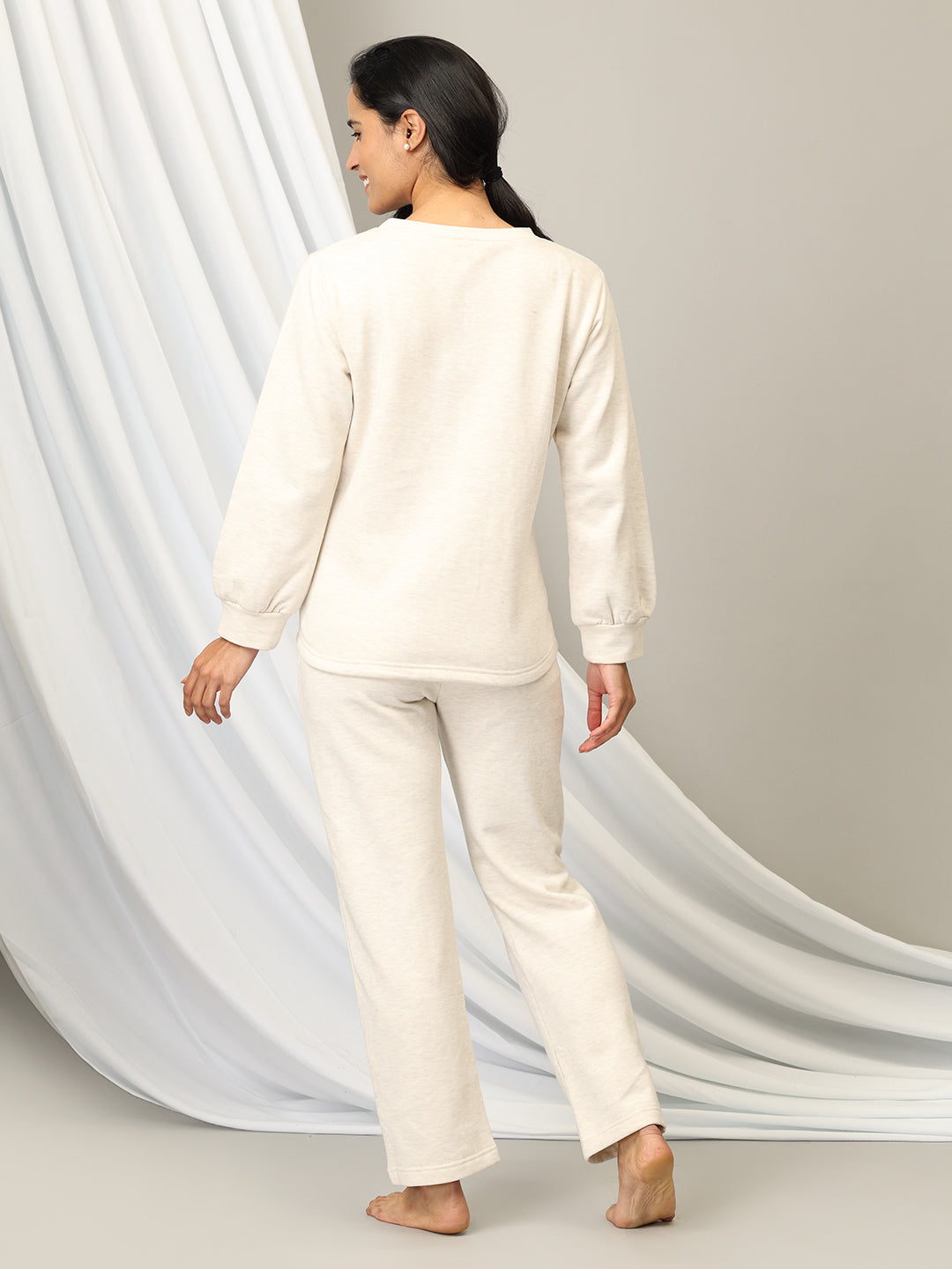 Marshmallow Maternity and Feeding Pajama Loungewear Set