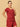 Maternity and Nursing Top & Maternity Shorts Combo- Red Melange
