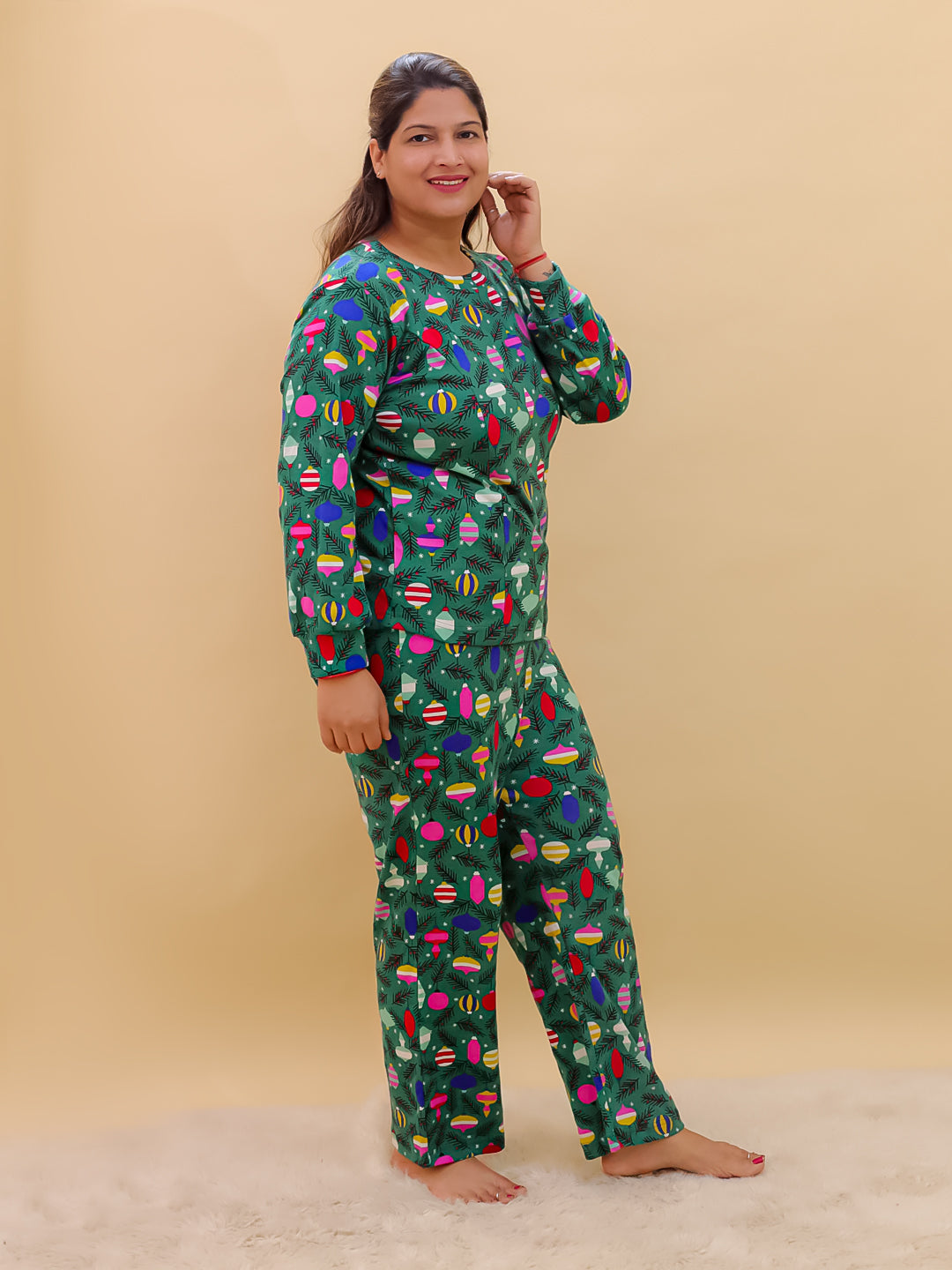 Merry Snuggle Squad Maternity Pajama Set - NW - SD - MRSNG - S