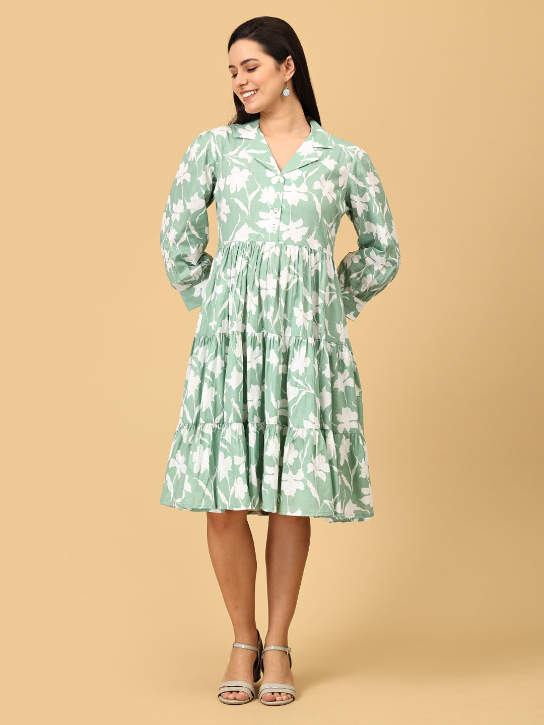 Mint-ique Chic Maternity and Nursing Dress