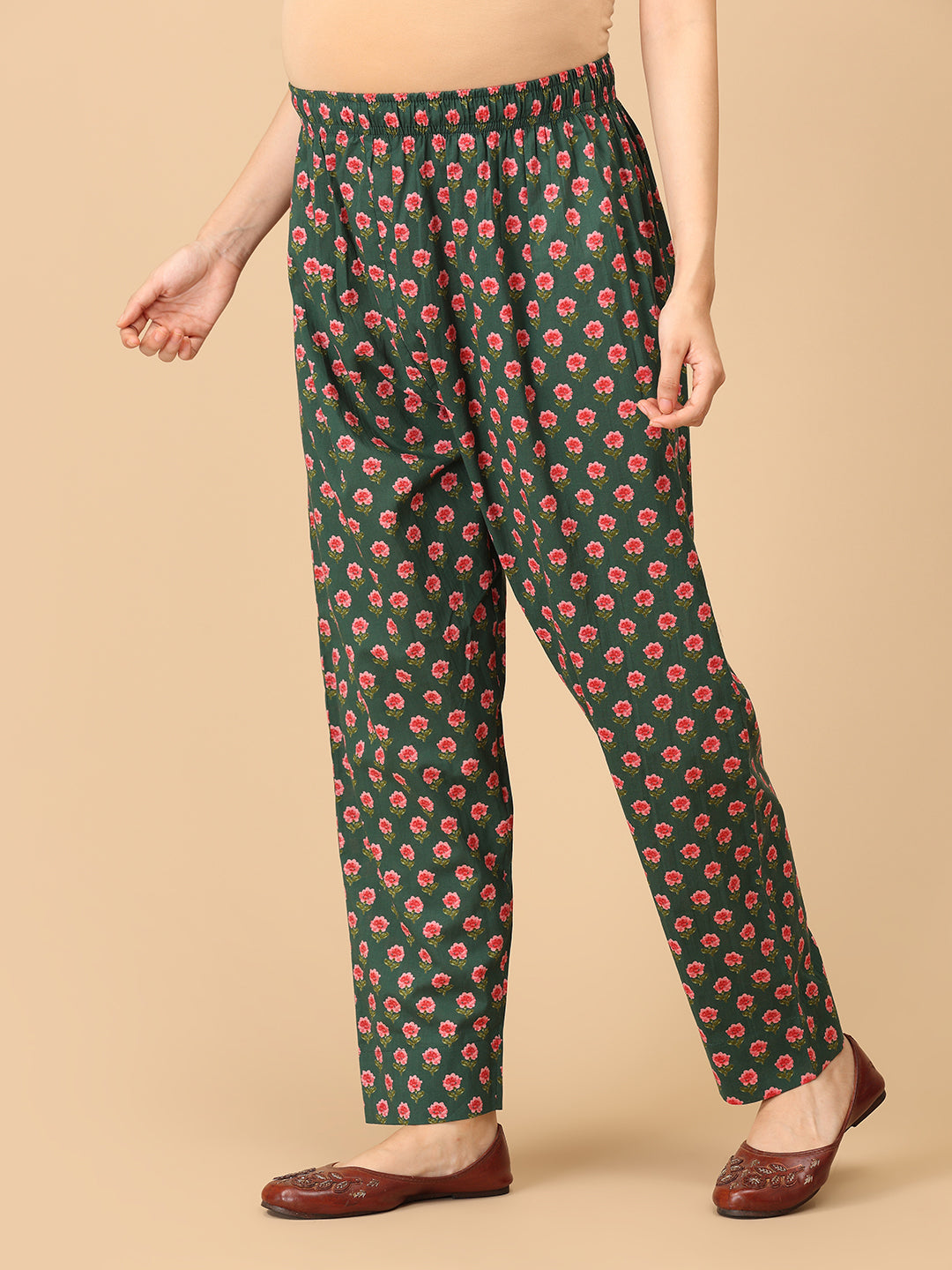 Mix & Matcha Maternity and Nursing Kurta Set With Dupatta