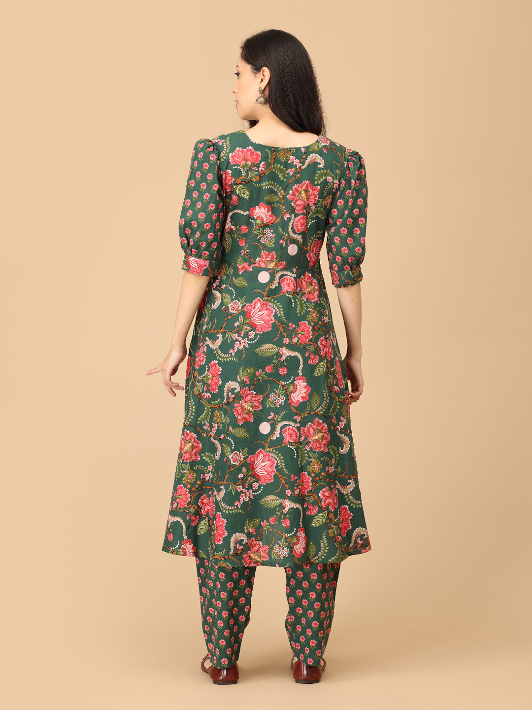 Mix & Matcha Maternity and Nursing Kurta Set With Dupatta