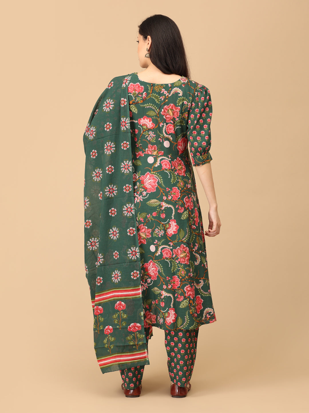 Mix & Matcha Maternity and Nursing Kurta Set With Dupatta