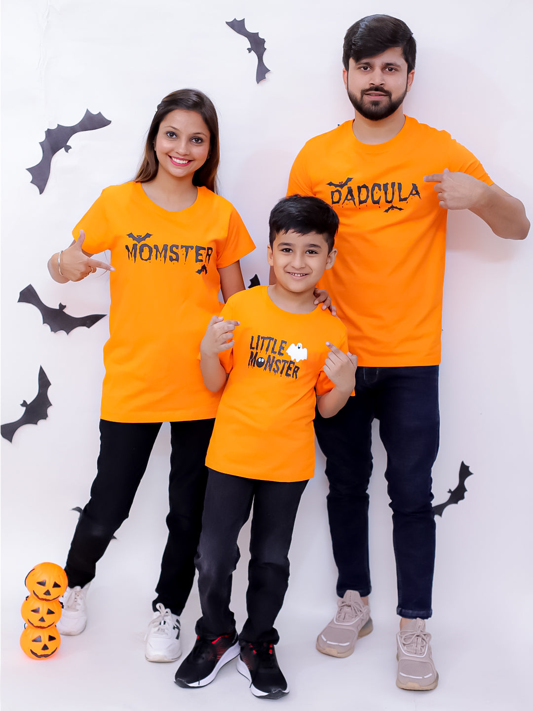 Monster Family T-shirts - Combo of 3