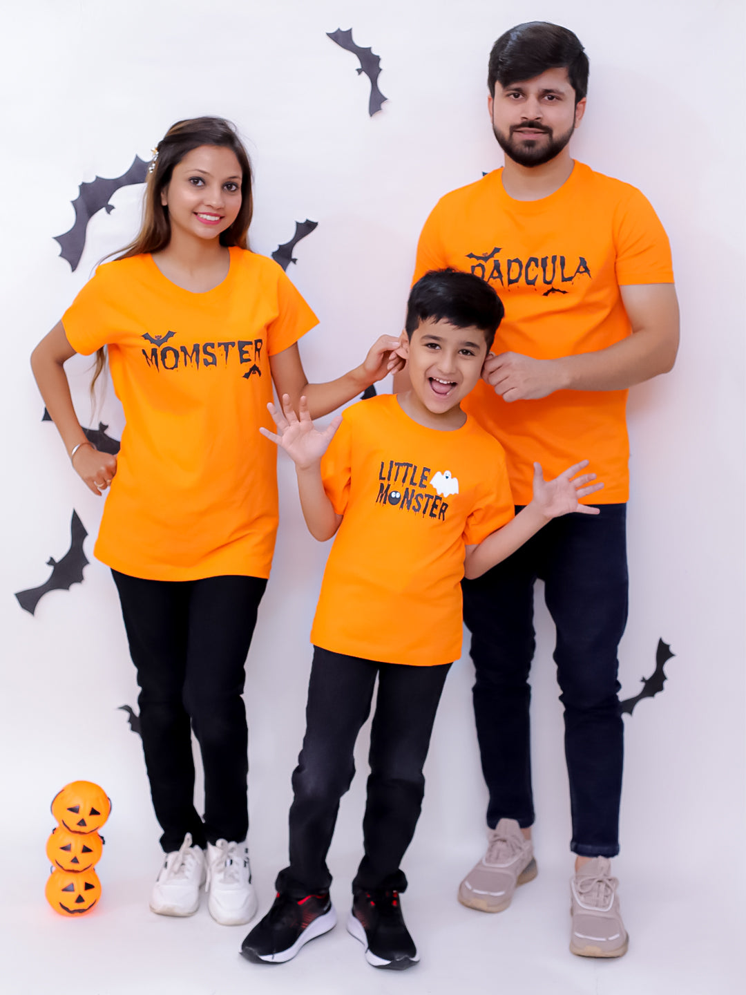 Monster Family T-shirts - Combo of 3