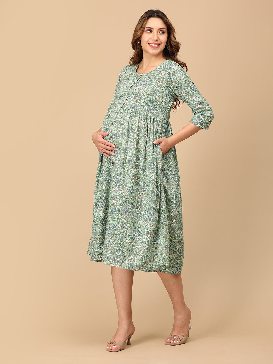 Moss-t Have Maternity and Nursing Dress