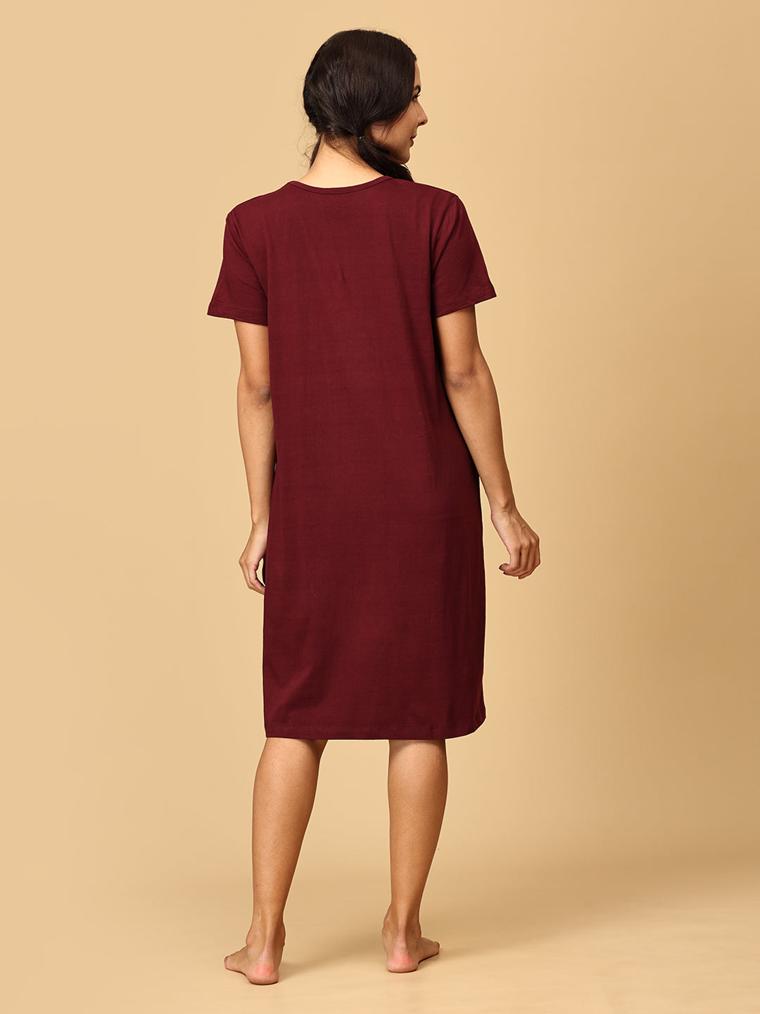 Mumma Oversized Maternity T Shirt Dress