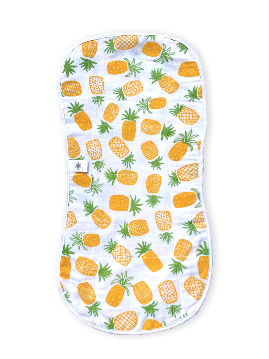 Muslin Burp Cloth Combo Of 2 -: Fruity Pineapple-Yellow Star