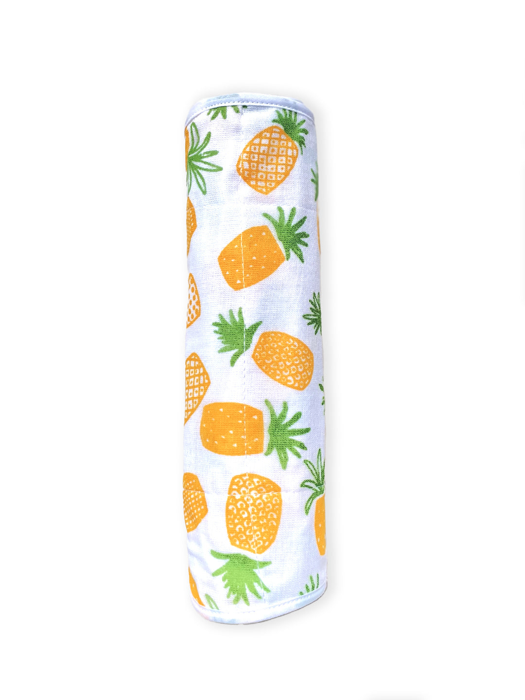 Muslin Burp Cloth Combo Of 2 -:  Fruity Pineapple-Happy Rainbow